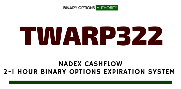 TWARP322 NADEX Cash Flow 2-1 Hour Binary Options Expiration System