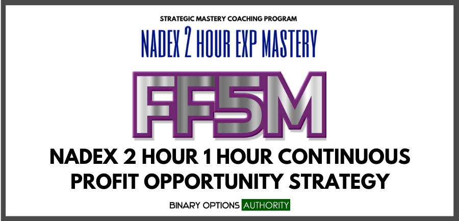 FF5M NADEX 2 HOUR 1 HOUR STRATEGY