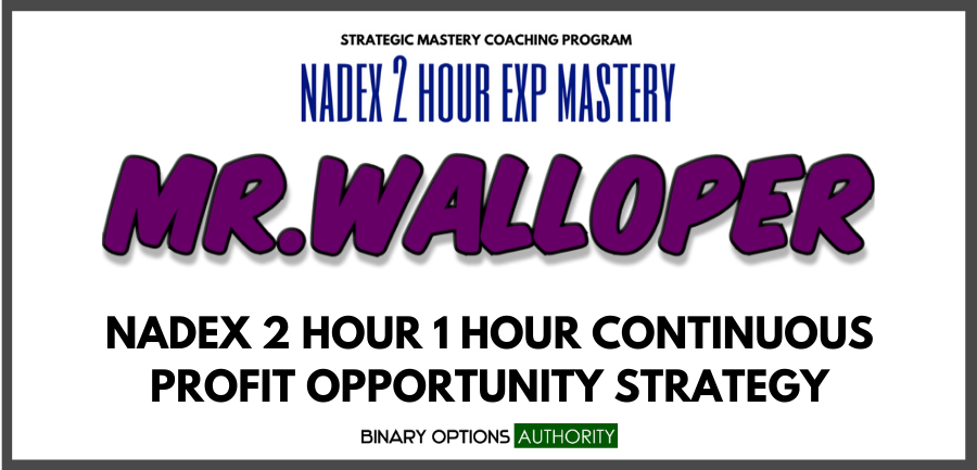 mr.walloper NADEX 2 HOUR 1 HOUR STRATEGY 1 1