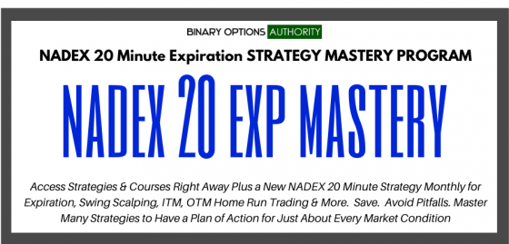 nadex 20 exp masters