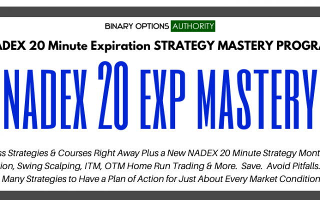 nadex 20 exp masters