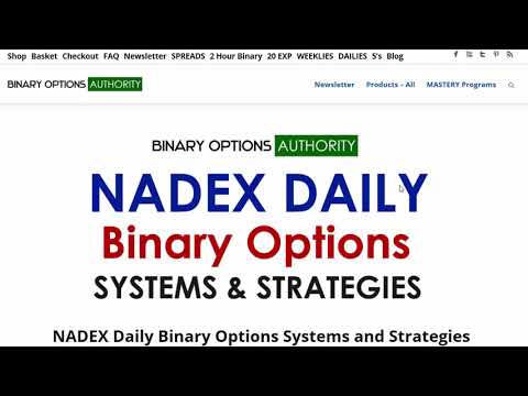 NADEX Daily Binary Options Systems and Strategies Page