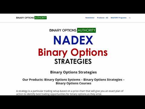 Binary Options Strategies Overview Page
