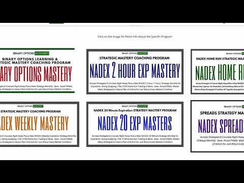 MASTERY Binary Options Coaching Programs Explained Review Overview