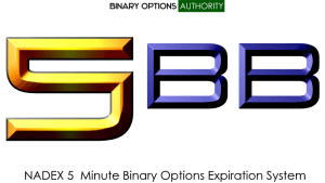 5BB 5 Minute Binary Options System