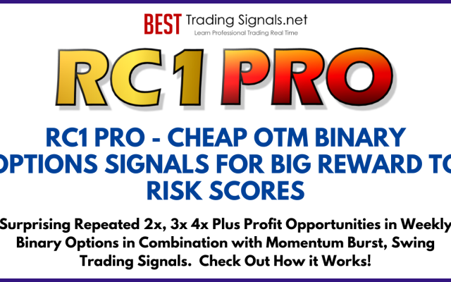 RC1 PRO - Cheap OTM Binary Options Signals for Big Reward to Risk Scores